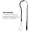 2pcs Resistive Stylus Pen with Spring Cord for POS PDA Touch Screen 6