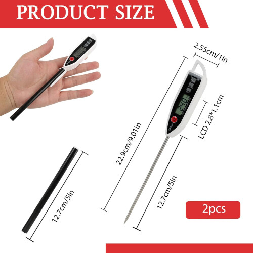 Waterproof Cooking Thermometer for Meat, Candy, Liquid, Fast Read 1