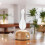 Ätherisches Öl Diffusor Vernebler Kalt Aromatherapie Glas Holz LED 8