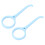 2pcs Professional Dental Aligner Remover Tool, Non-slip, Blue 2