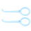 2pcs Professional Dental Aligner Remover Tool, Non-slip, Blue 3