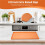 12X Silicone Dehydrator Trays for Making Fruit Leather, Non Stick Dehydrator Trays with Raised  Reusable Mats 3
