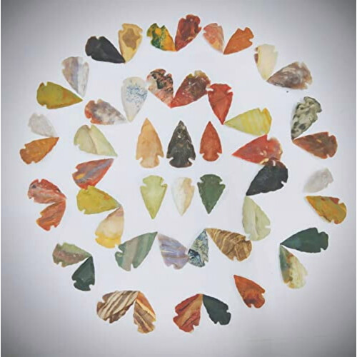 50 τεμάχια Lot Flint Arrowhead OH Collection Project Spear DIY Points arrowheads$$Διακόσμηση σπιτιού, κουζίνας και 2