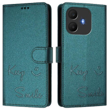 (Bottle green) Case For TCL K70 Power FLIP COVER Card Holder Wallet PU Leather RFID Blocking
