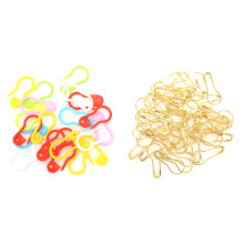 50pcs Safety Pins Household Craft Sewing Garment Fastening Iron Plastic