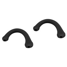 10 Pairs Soft Silicone Ear Protection Hook Comfortable Ear Muffles Black