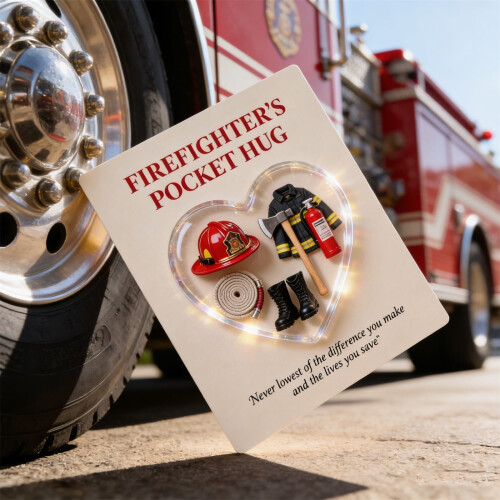 Firefighter Pocket Keepsake – Compact, Durable Appreciation Gift for Firefighters 1