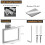 Towel Ring - Thickened 304 Stainless Steel, Square Modern 6