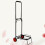 Draagbare bagagekar, zwart, multifunctioneel, 1 set, 33,9*14,2*12,2 inch 7
