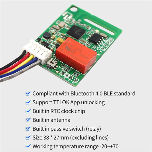 3X TTLOCK App Remote Electronic Lock Module Board Lock Module Relay Output Door Access Control System 2
