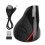 2.4GHz Vertical Optical Wireless Mouse Right Hand 5D 1600DPI Black. 2