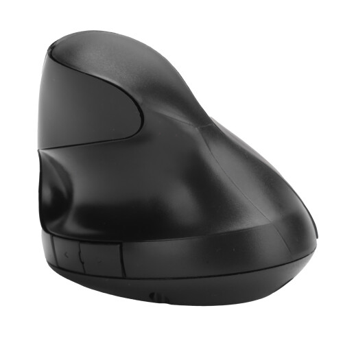 2.4GHz Vertical Optical Wireless Mouse Right Hand 5D 1600DPI Black. 2