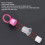 100Pcs Disposable Microblading Pigment Ring Cups with Sponge, 1.6cm 10