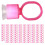 100Pcs Disposable Microblading Pigment Ring Cups with Sponge, 1.6cm 14