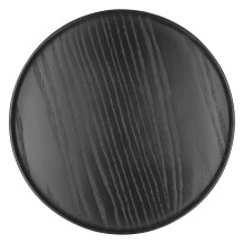 Plateau de service en cuir haut de gamme, facile à nettoyer et durable, plateau rond décoratif pour hôtels, restaurants, cafés, cantines et