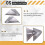 Modified Motorcycle PC Front Left Right Side Leg Guard Legshield Deflectors Wind Cover For- PCX 125 150 2018-2020 1