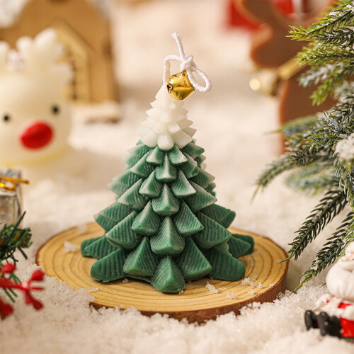 Christmas tree shaped aromatherapy candle gift box 2