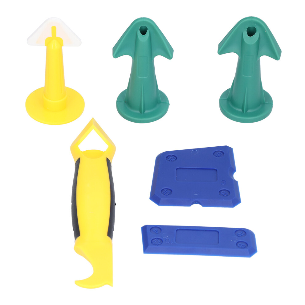 10Pcs Hard Silicone Caulking Tool Set For Grout Glue Sealant Removal 4331391657808