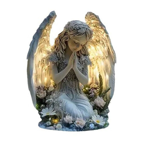 Praying Angel Statue Resin Tabletop Ornament 1