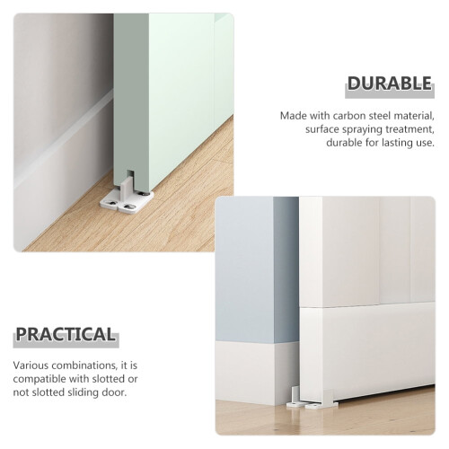 Barn Door Guide Floor Plastic 4 Sets 1