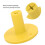 Golf Training Tee Gummi 54mm Fest Base Gelb 10