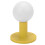 Golf Training Tee Gummi 54mm Fest Base Gelb 15