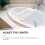Bathtub Tray Transparent 1Pack 22.2x7.1x1.8in 6