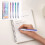 40ml Press The Erasable Pen Core0.5Crystal Blue Εύκολο στο τρίψιμο Ζεστό Σβήσιμο Στυλό με Άνθρακα που 6