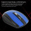Optical Wireless Gaming Mouse with Adjustable DPI 1600 2.4GHz Black 5
