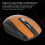 Wireless Optical Gaming Mouse with Adjustable DPI 1600, Orange 4