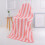 Coral Bath Towel Set Stripe Pattern 27.555 Inch 3