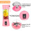 Mini Juicer Cup 380ML Portable Personal Blender with 6 4