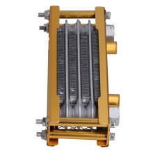 Oil Cooler Kit with Gold Radiator 12x1.25