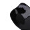 V-Shaped Push Up Backless Silicone Bra Black D Cup Self Adhesive Strapless 3