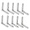 ROSENICE 10 Pcs Tiny Hinges for Crafts Wooden Box High Performance 5