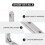 ROSENICE 10 Pcs Tiny Hinges for Crafts Wooden Box High Performance 6