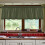 Olive Green Solid Curtains 2 Panels 57"W x 36"L 5