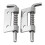 2Pcs Spring Loaded Latches Security Bolt Latch Tone Door Cabinet Hinges 3