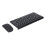 Wireless 2.4G USB Keyboard Mouse Combo, Slim, Ergonomic, Black 2