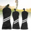Golf Headcover Set Streifen wasserdichtes PU 3 9