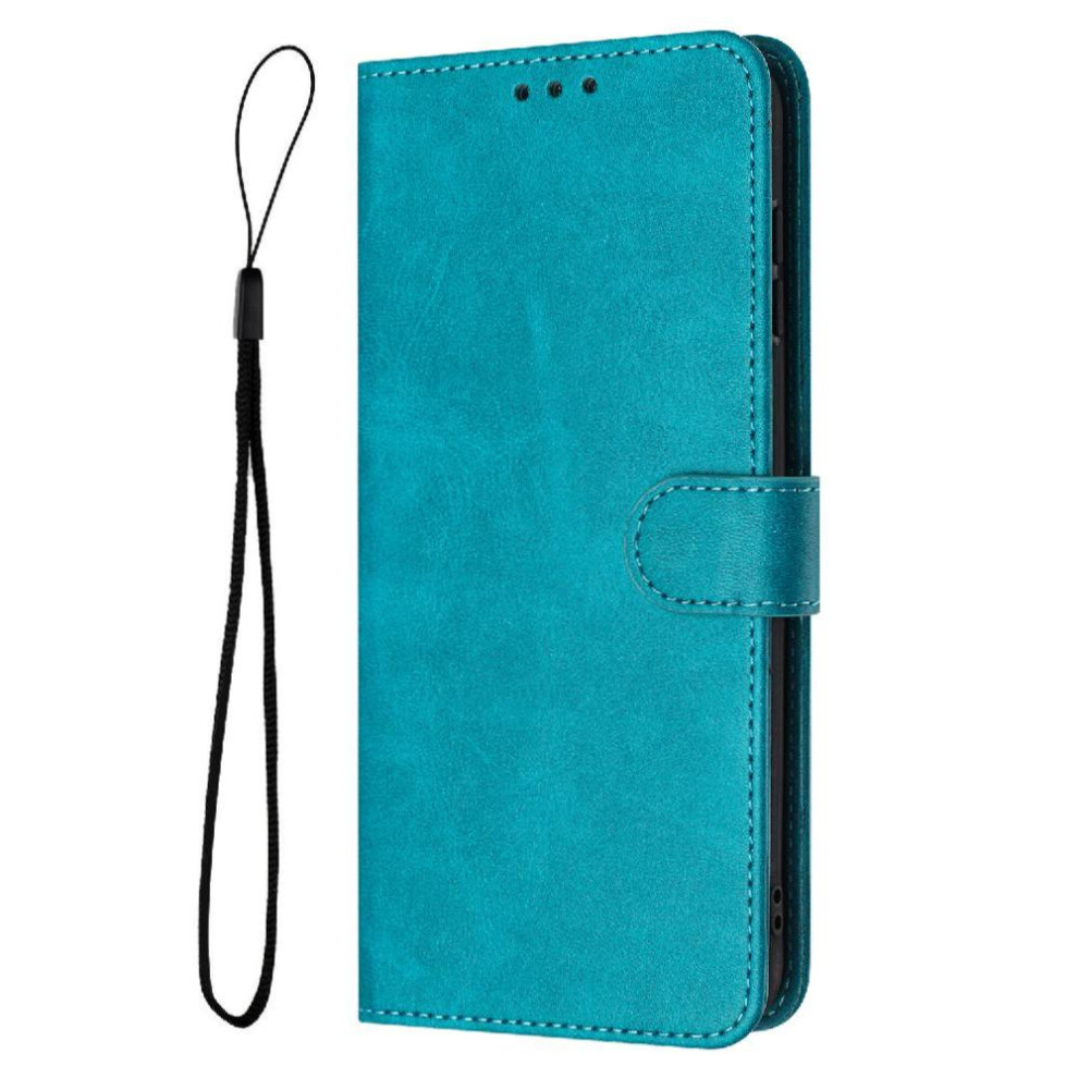() Flip Case For Motorola Moto G67 With Buckle Pu Leather Kickstand With Card Slot Pure Colour 764563204571