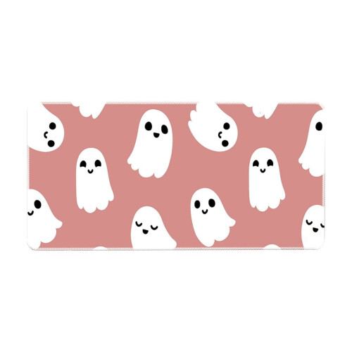 Halloween pink cute ghost mouse pad B 1