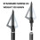 Crossbow Broadheads 3-Blade 12-Pack with Storage Box 4