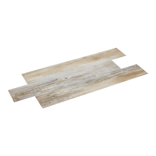 36pcs Wood Effect Self Adhesive Flooring, Yellow+Grey 1