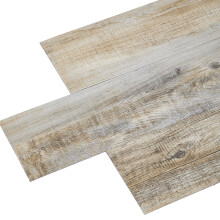 36pcs Wood Effect Self Adhesive Flooring, Yellow+Grey