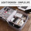 Borsa organizer per cavi da viaggio impermeabile, colore blu navy 7