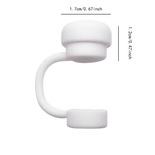 Silicone Straw Cap for Stanley Cup 0.67 in Light Purple 1