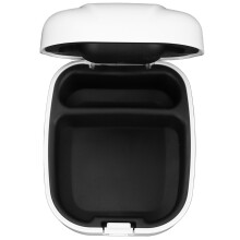 Hearing Aid Case Portable Hard Storage Box, White, ABS+Silicone