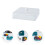 Clear Square Cake Display Dome Cloche Protector for Desserts 6