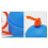 3Pcs Cue Chalk Holder Retractable Strap Billiards Accessories in Mixed Assorted Colors 5